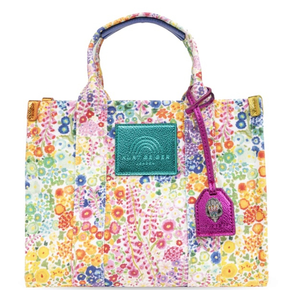KURT GEIGER LONDON FLORAL COUTURE SOUTHBANK TOTE BAG